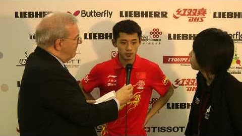 Zhang Jike (CHN) - Interview 2013 WTTC