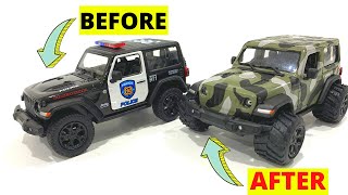 Police JEEP To Military JEEP Total Transformation