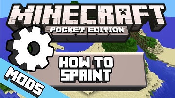 SPRINTING MOD |  MCPE TUTORIAL