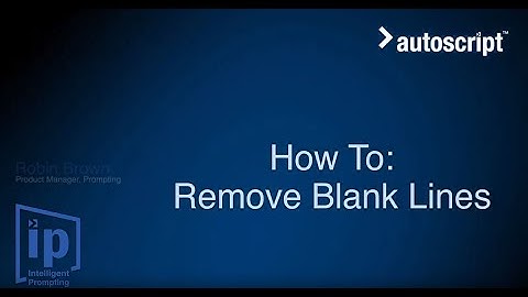 WinPlus-IP How To:  Remove Blank Lines
