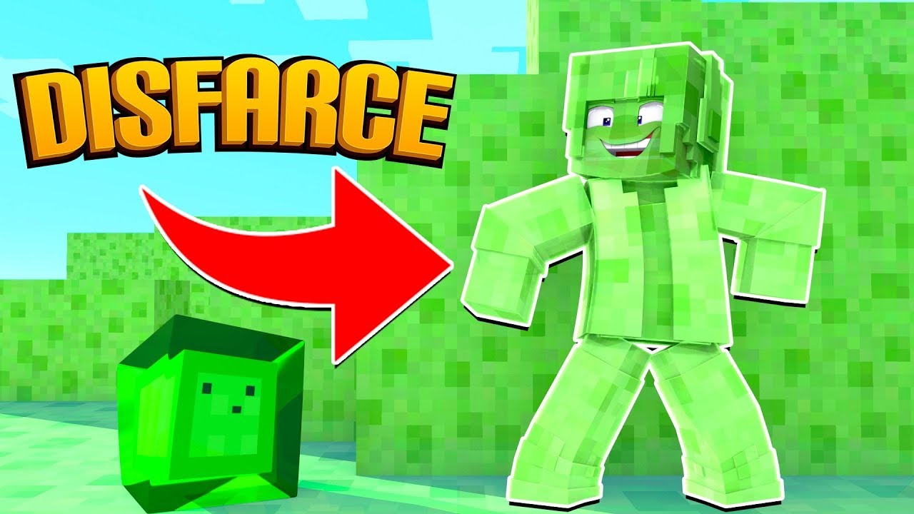 Minecraft: DISFARCE DE SLIME - (Esconde-Esconde)