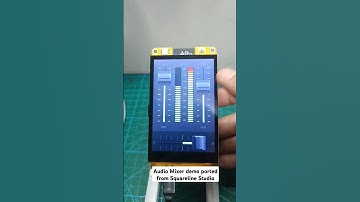 ESP32 CYD LVGL Audio Mixer Demo ported to EEZ Studio #arduino #esp32 #esp8266 #lvgl #arduinoproject