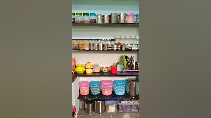 Non-modular kitchen shelf organization#ideas#kitchen #kitchenracks #new #viralvideo