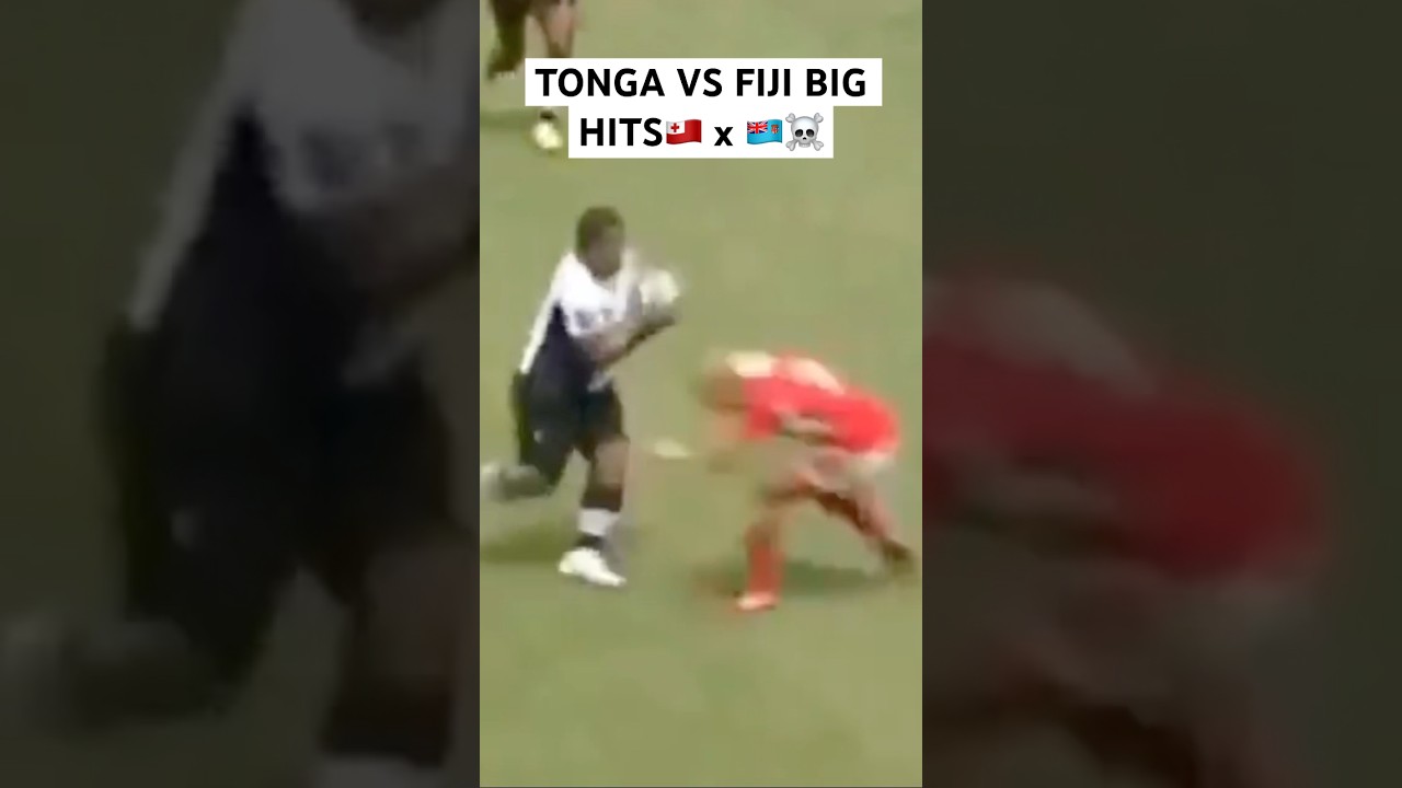 TONGA VS FIJI BIG HITS 🇹🇴x🇫🇯☠️