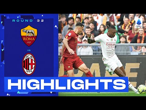 Roma-Milan 1-1 | Two goals in added time at the Olimpico! Goals & Highlights | Serie A 2022/23