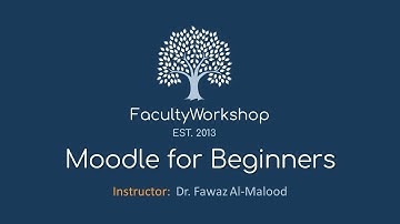 Moodle Lesson 01: Course Introduction