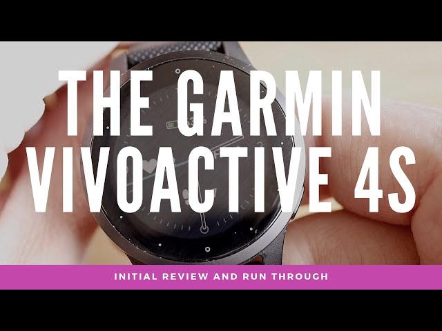 Garmin Vivoactive 4S White/Rose Gold Unboxing HD (010-02172-24