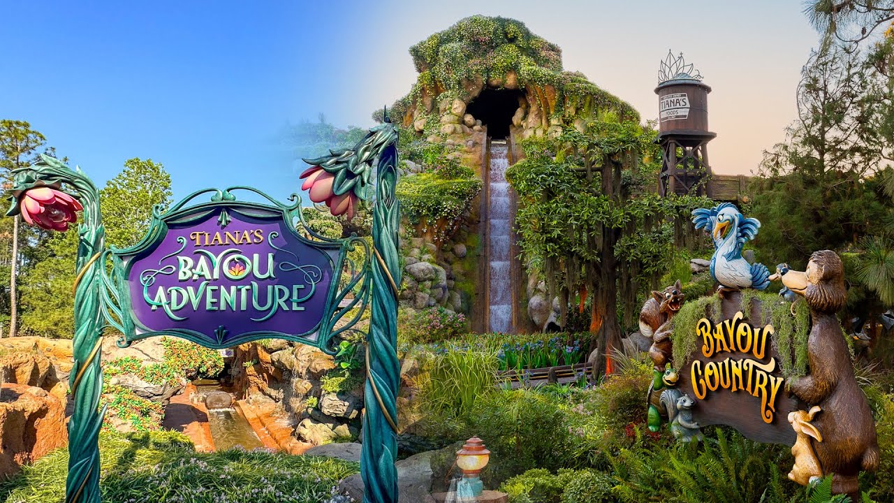 Tiana's Bayou Adventure Full Ride POV - BACK SEAT Disneyland