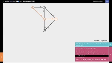 Finding the Minimum Spanning Tree: Kruskal