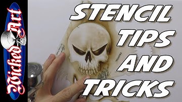 Airbrush Stencil Tips & Tricks