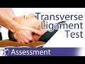 Transverse Ligament Test | Upper Cervical Spine Instability
