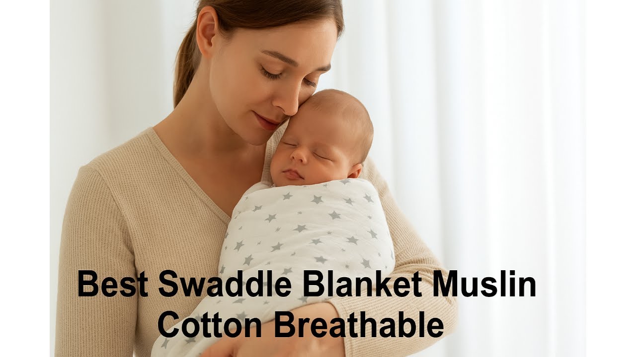 🍼 Упаковка из 3 муслиновых пеленок Konssy для унисекс | Лучший дышащий муслиновый хлопковый пелен...