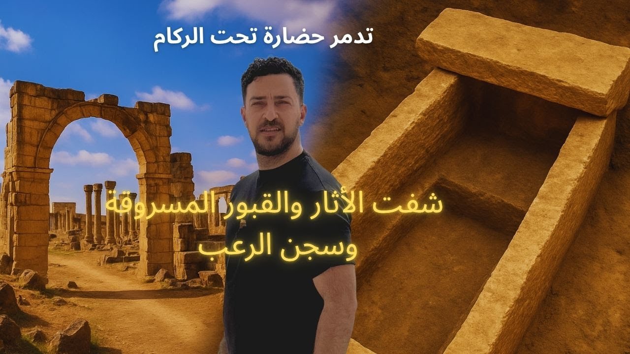 مدينة تدمر التاريخية ، سرقو أثارها ومدافنها التاريخية