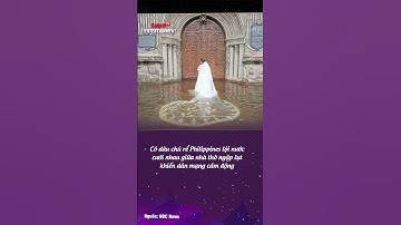 Cô dâu chú rể Philippines lội nước cưới nhau giữa nhà thờ ngập lụt | Tin tức short