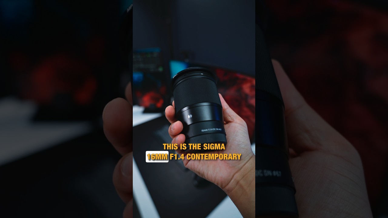 Best Lens for Content Creation! - Sigma 16mm f1.4