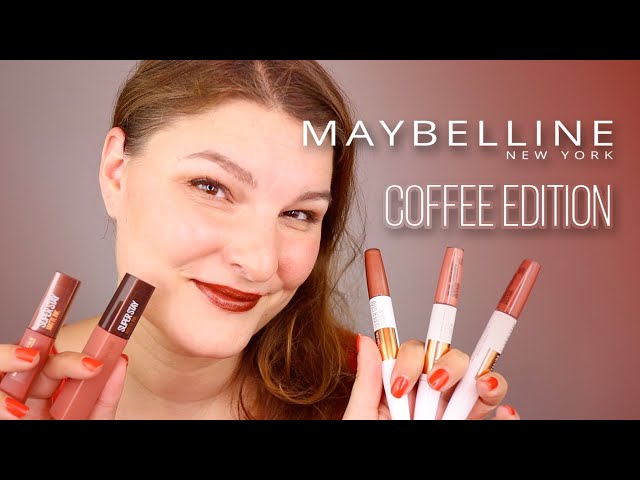 NEU! Maybelline SUPERSTAY COFFEE Edition (Livetest) - YouTube