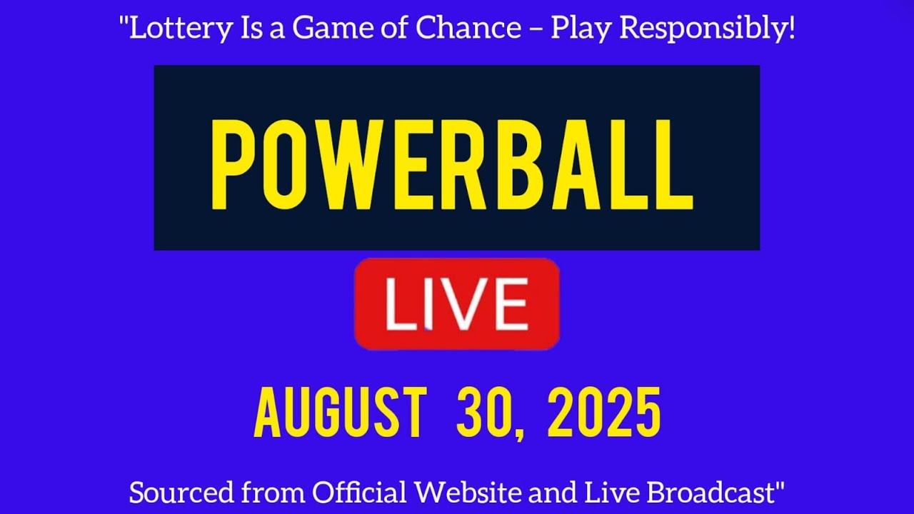 Powerball Lottery Live Draw Result Today - August 30, 2025