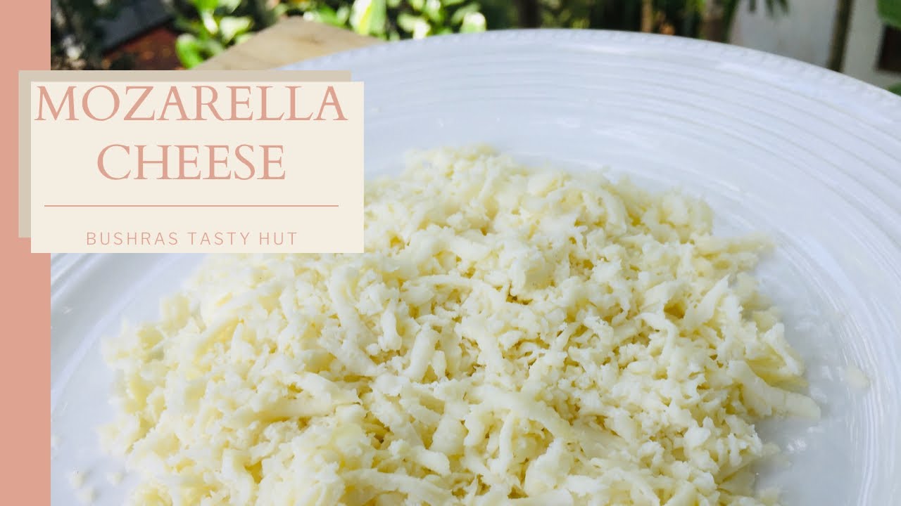 Mozarella cheese recipe very easy to makeHome made mozarella cheese recipeBushras tasty hut