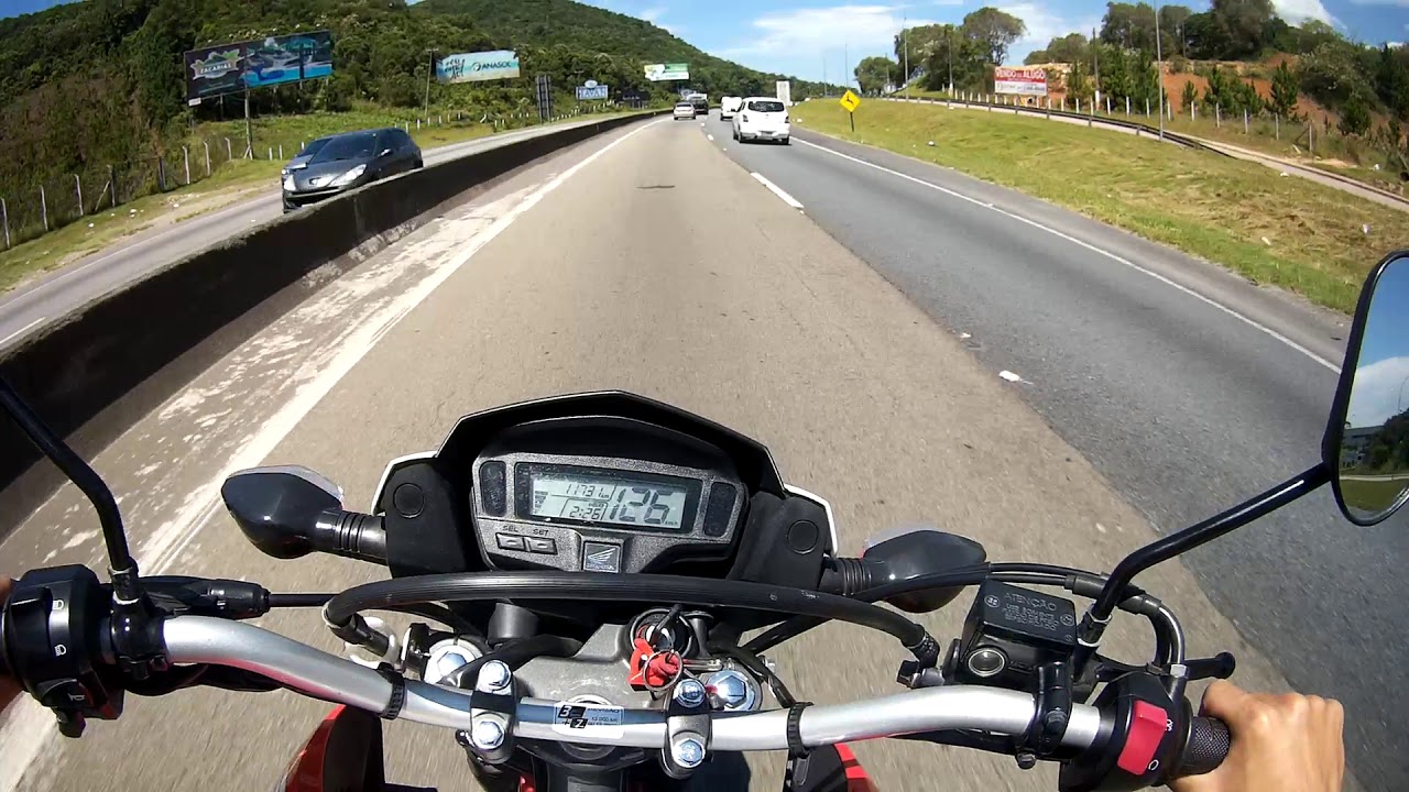 Top Speed da Bros 160. ⚡