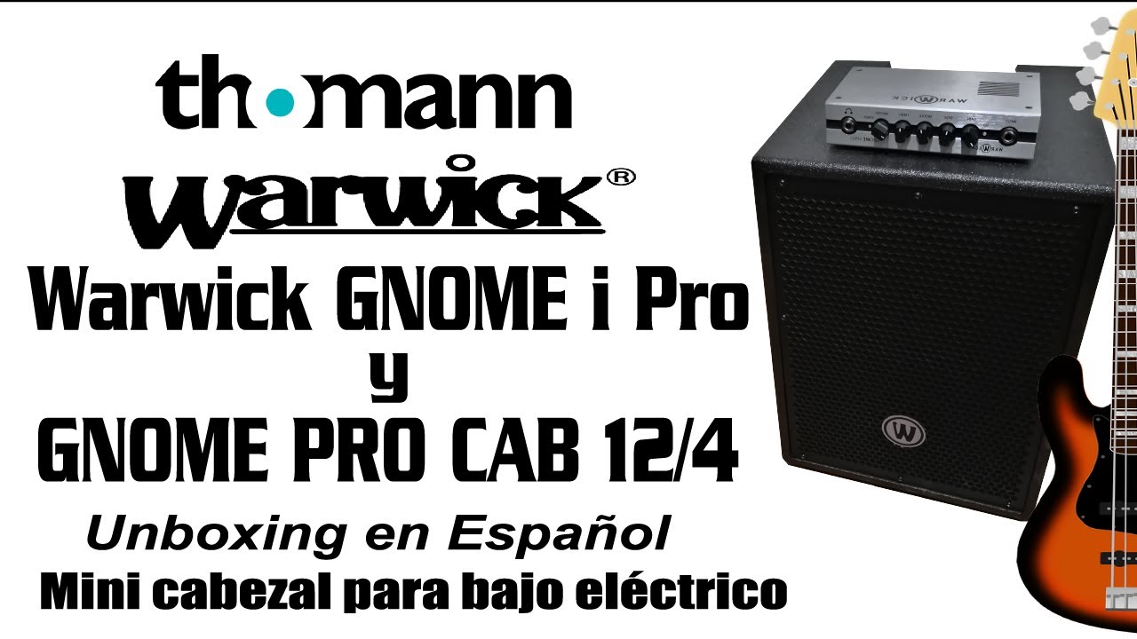 Mi primer compra en Thomann  - Warwick Gnome i Pro  y Gnome pro cab 12/4  - Unboxing en Español