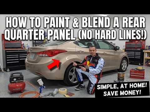 How to Paint & Blend a Rear Quarter Panel (No Hard Lines!)