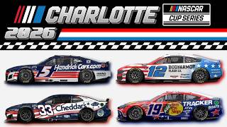 2026 NASCAR Cup Series Paint Scheme Preview for Charlotte 