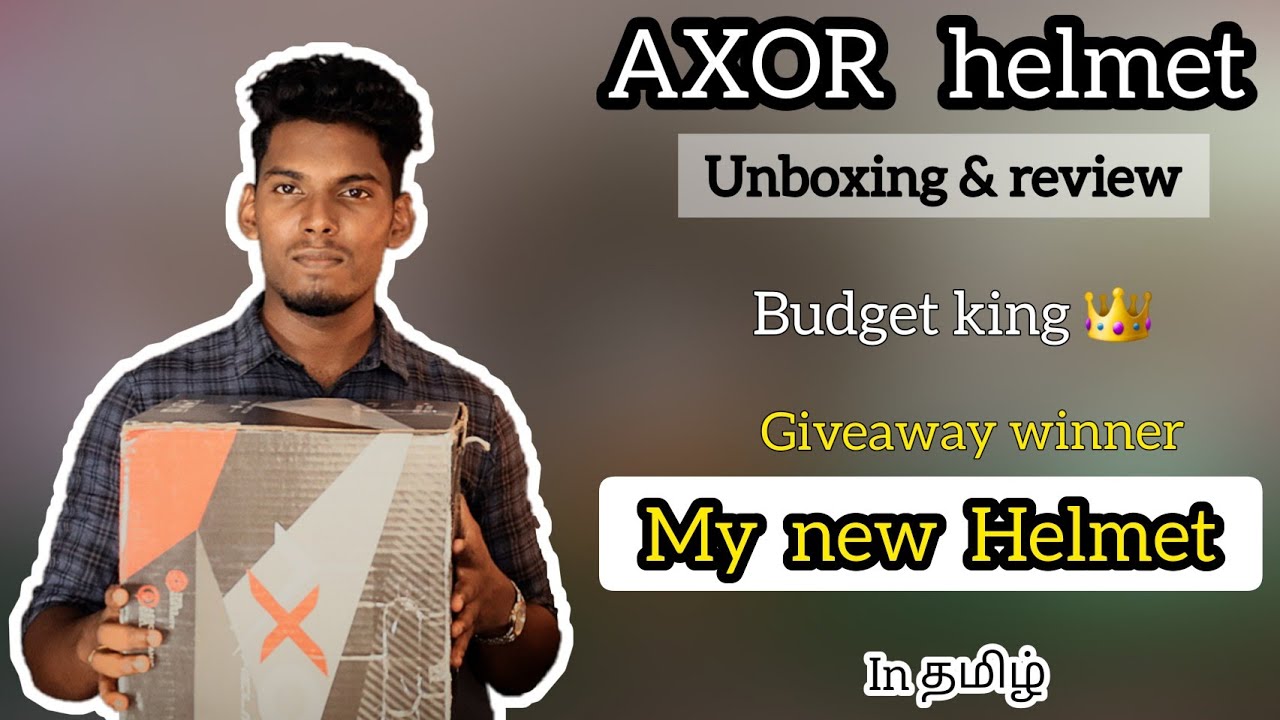 Axor Apex Turbine helmet review | in Tamil | Mr. Rider | Unboxing