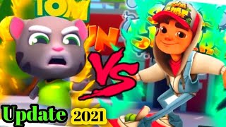 Subway Surfers vs New Talking Cat Runner - Gameplay Walkthrough - Funny Cat vs Crazy Jake screenshot 5