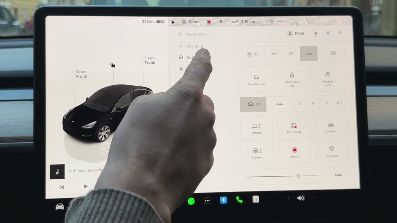 TESLA Model Y – Как включить звуковой сигнал зеленого сигнала светофора