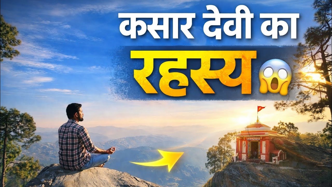 कसार देवी मंदिर का रहस्य 😱 | Kasar Devi Temple Vlog | Magnetic Power Explained