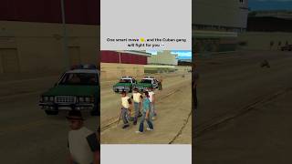 One smart move 😉, and the Cuban gang will fight for you 💀 #gtagang #gtafunnymoments #gtanostalgic