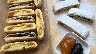 BISCOTTI TENERI TAGLIATI ALLA MARMELLATA