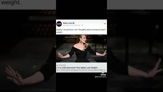 Slate magazine is upset that Adele lost weight #EasyOnMe #adele