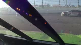 Zane Smith close up and dash cam crazy crash slide and flip
