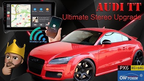 Audi TT - Android Stereo - Full Install and review  - 9 Inch screen - Builtin Carplay / Android auto