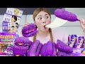 MUKBANG PURPLE Convenience Store Food By HIU 하이유 