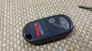 How to replace keyless entry key fob Battery Honda Civic Accord CR-V FCC ID A269ZUA106