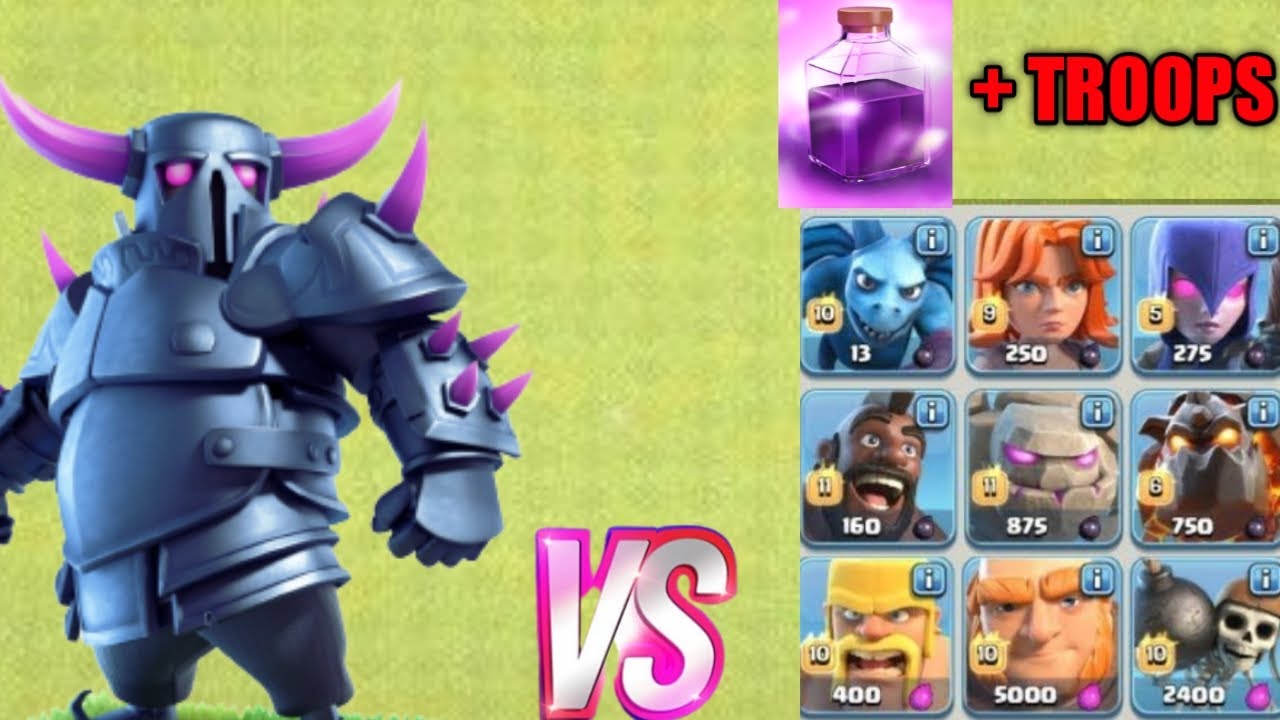 M.O.M.M.A PEKKA Vs All RANGE TROOPS challenge //coc YouTube