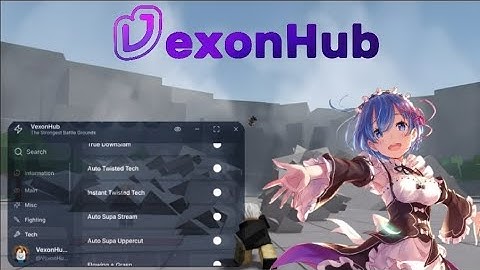 VexonHub Script | Best The Strongest Battleground Script | Auto Techs and more!!