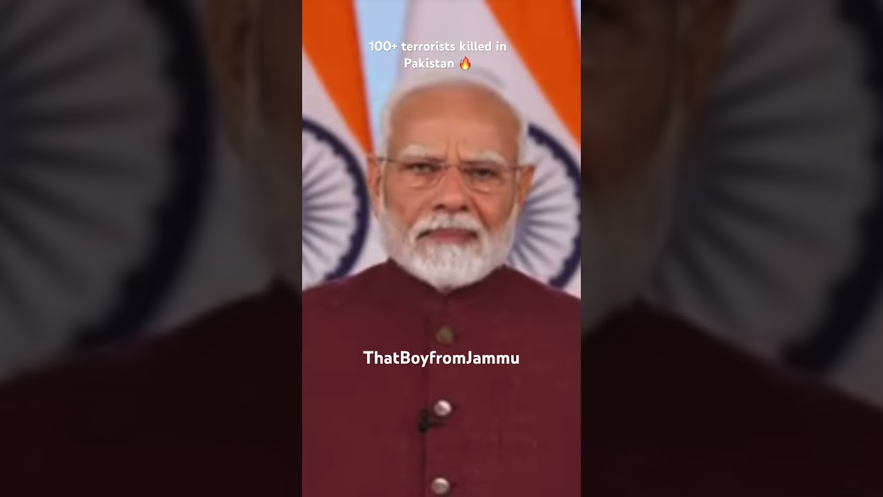 India’s Bold Strike: Over 100 Terrorists Eliminated in Pakistan – PM Modi’s Operation Sindoor
