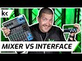 Audio Mixer vs Audio Interface | What should you buy?