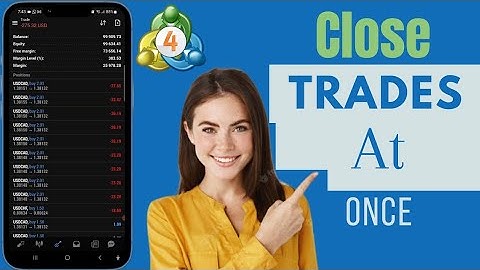 How To Close All Trades At Once In MT4 | How To Close All Trade In MT4