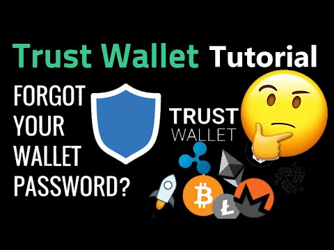 How To Access Trust Wallet If Forget Password | Lost Password