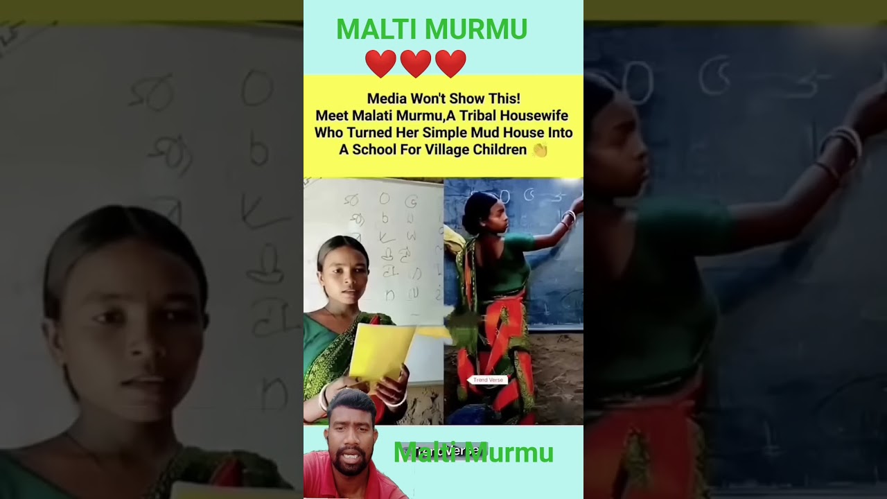 Tribal yuth Malti Murmu  Santali short viral video johar subscribe me