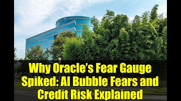 Why Oracle’s Fear Gauge Spiked: AI Bubble Fears and Credit Risk Explained