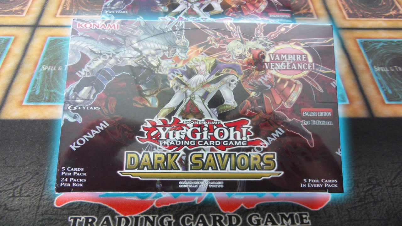 *DARK SAVIORS* 1st Edition Yugioh Booster Box "Vampire Vengeance" Opening/Unboxing! 2018