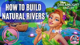 How to Make Natural, Curvy Rivers | River Kit Tutorial | Dreamlight Valley