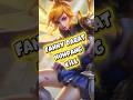 SUBSCRIBE PERINTIS BUKAN PEWARIS FANNY DARAT NUMPANG KILL #mlbb #gameplay #subscribe