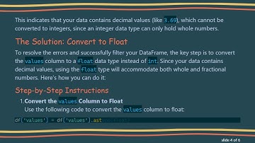 Resolving the TypeError when Converting Object Data Types in Pandas