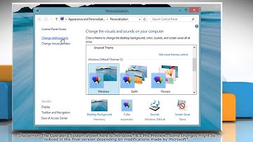 How to add System Icons to the desktop in Windows® 8.1